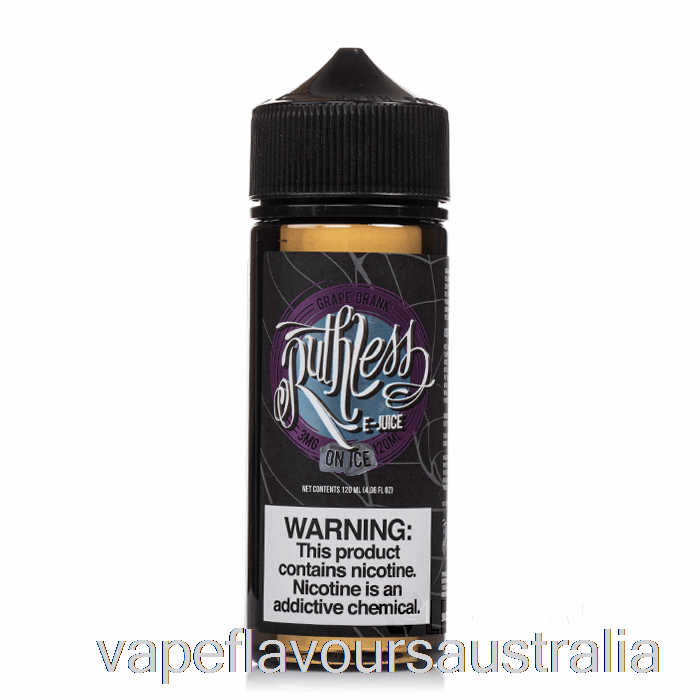 Vape Flavours Australia Grape Drank On Ice - Ruthless Vapor - 120mL 3mg